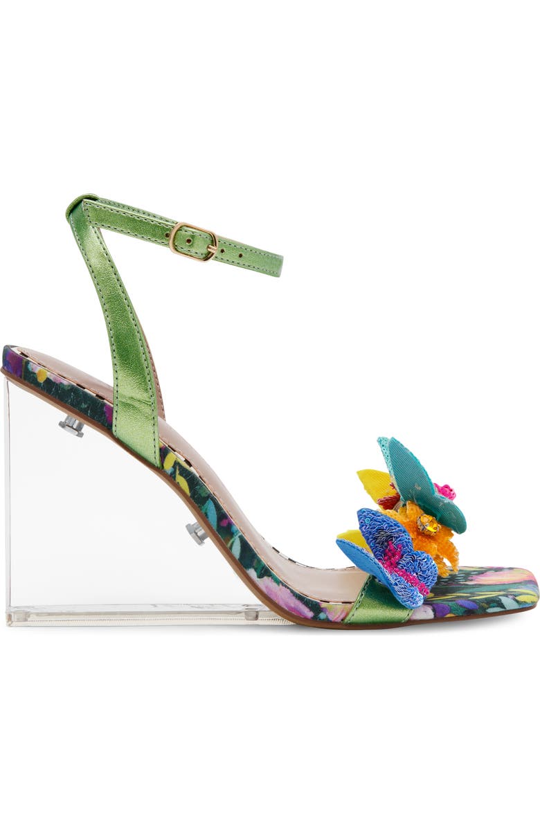 Betsey Johnson Apolo Ankle Strap Wedge Sandal, Alternate, color,