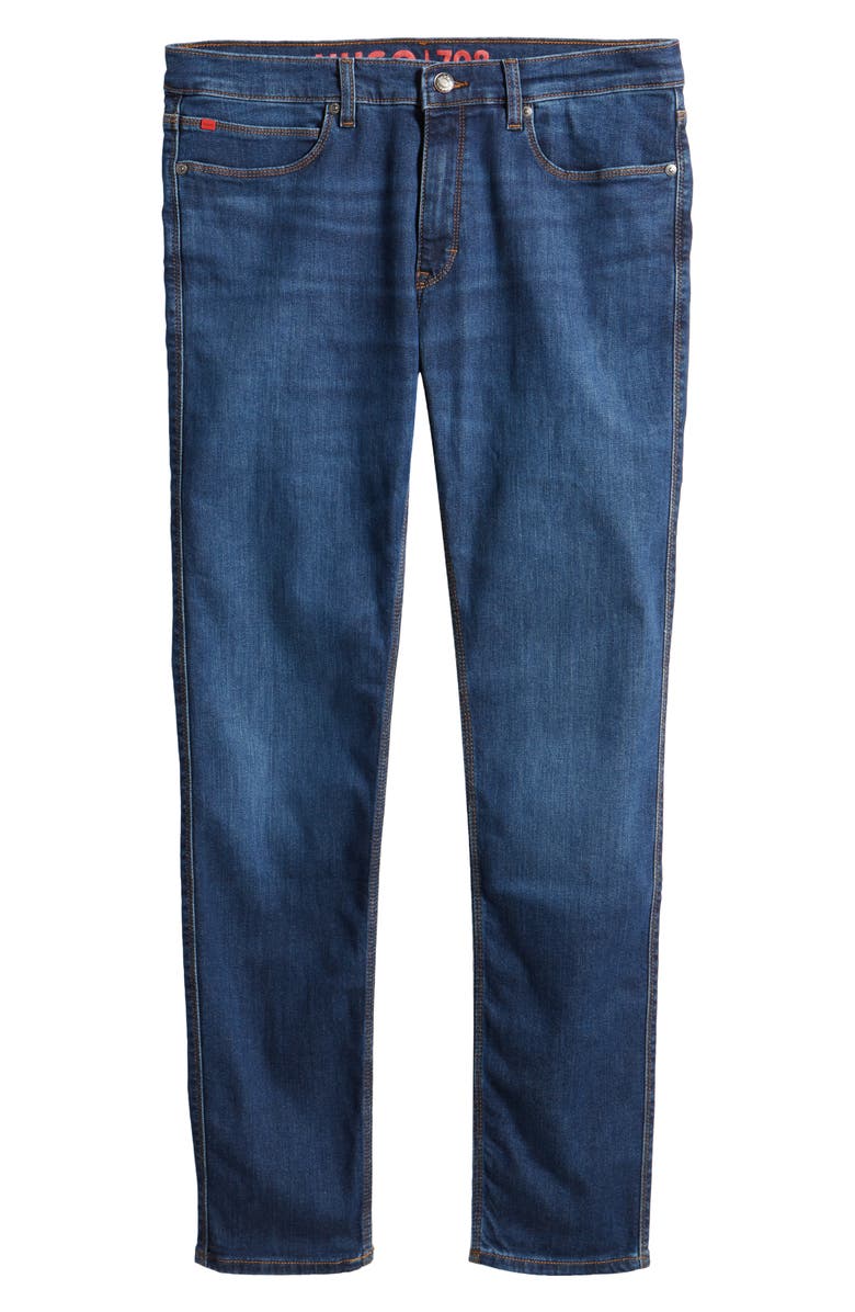 HUGO 708 Slim Fit Stretch Jeans, Alternate, color, 