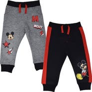 Disney Mickey Mouse Fleece Jogger Pants 2-pack (baby)