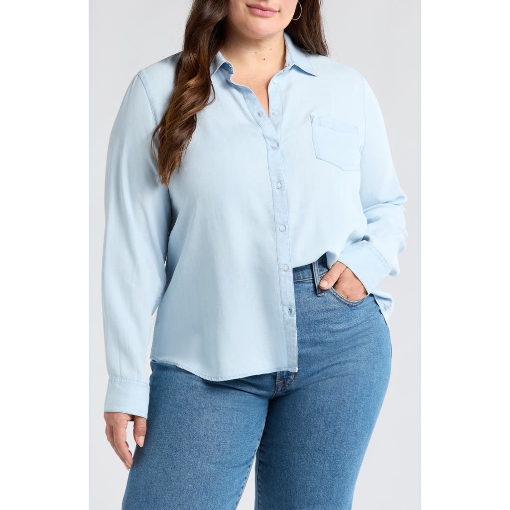 Caslonr Caslon(r) Chambray Button-up Shirt In Light Wash