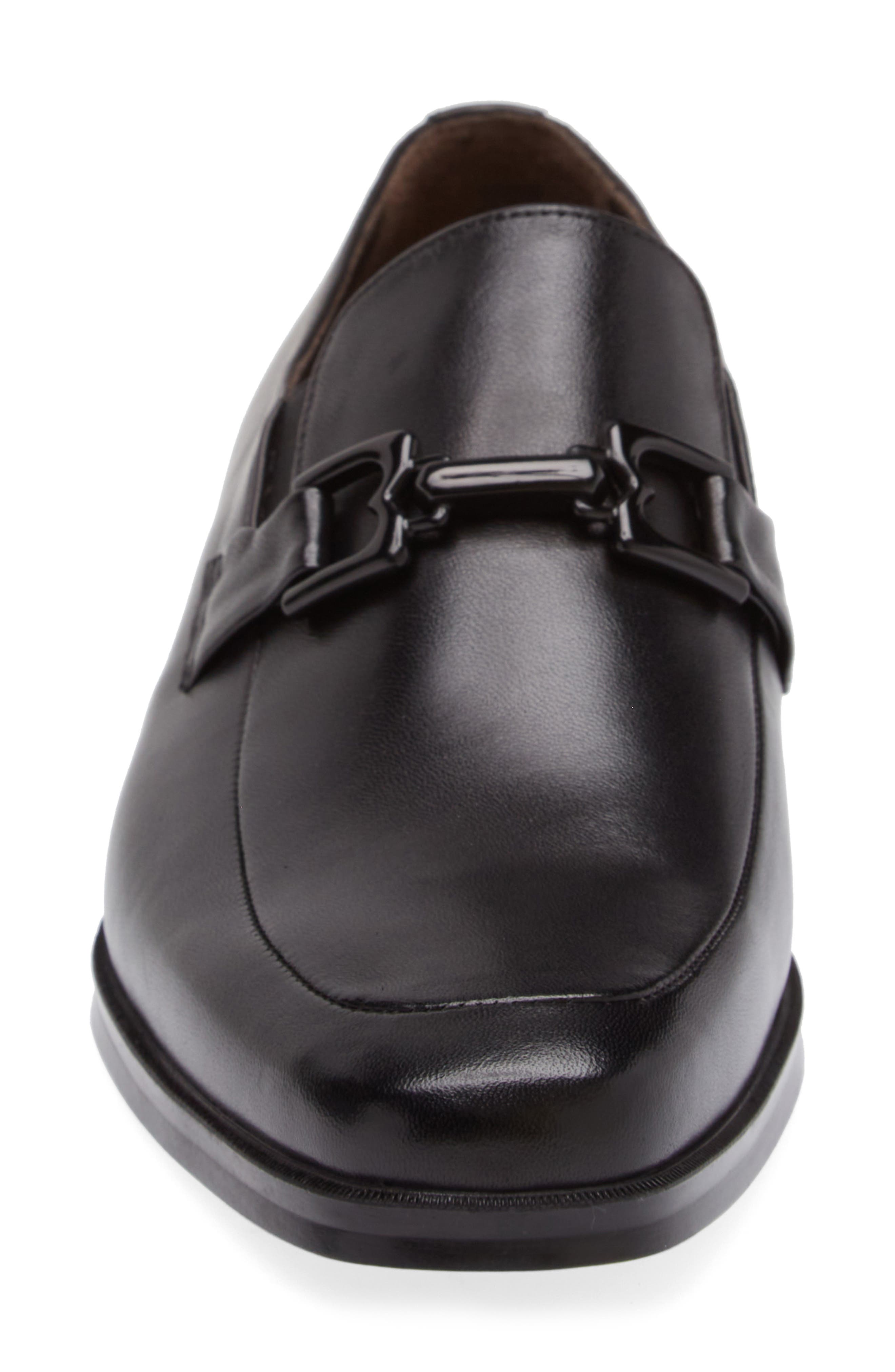Bruno Magli Pitto Bit Loafer, Alternate, color, Black