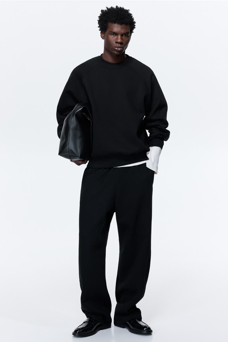 Oversized Sweatshirt, Alternate, color, Black