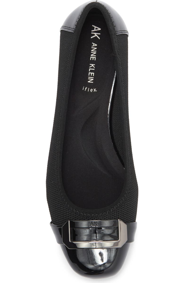 Anne Klein Ursula Buckle Ballet Flat, Alternate, color,