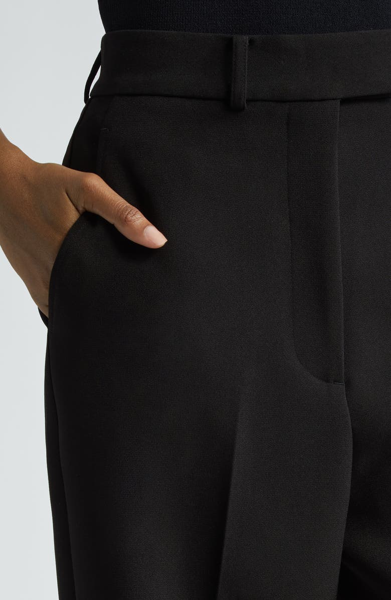 ST. JOHN Stretch Cady Straight Leg Pants, Alternate, color, 