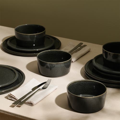 Stone Lain Eden Stoneware 4-piece Bowl Set In Gray