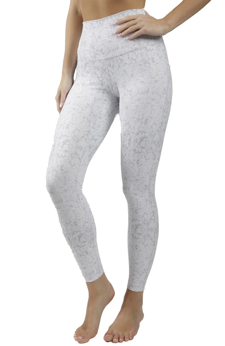 90 DEGREE BY REFLEX High Waist Nud Water Print Leggings, Main, color, 