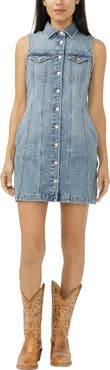 Silver Jeans Co. '90s Denim Minidress