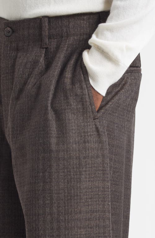Our Legacy Bridge Plaid Vigin Wool Chinos In Brown