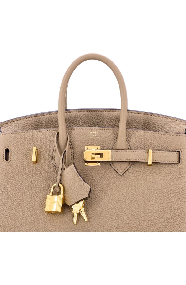 Pre-Owned Hermes Birkin Handbag Brown Togo with Gold Hardware 25, Alternate, color,