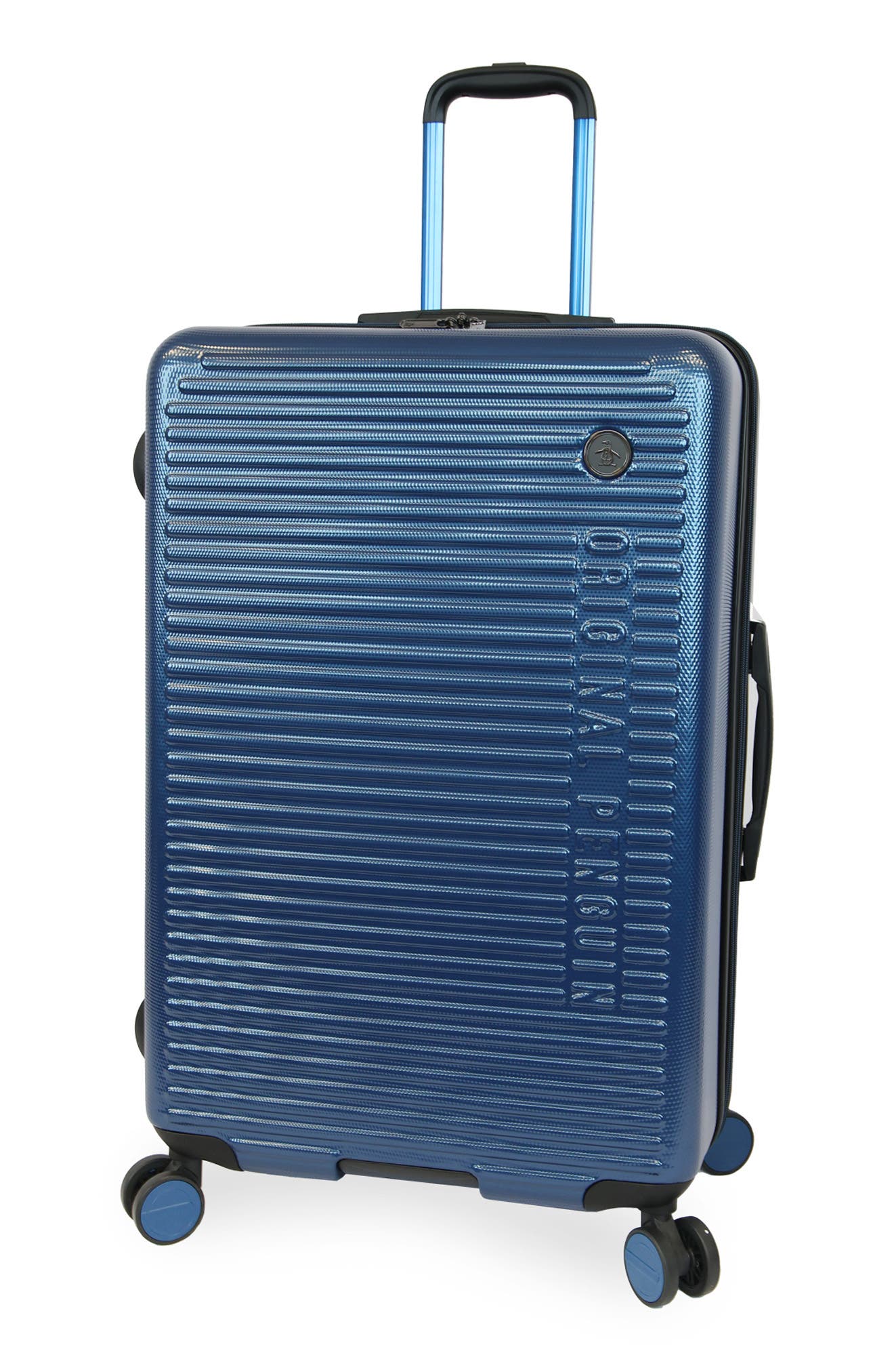 Original Penguin Dexter XL 3-Piece Hardside Luggage Set, Alternate, color, Metallic Blue