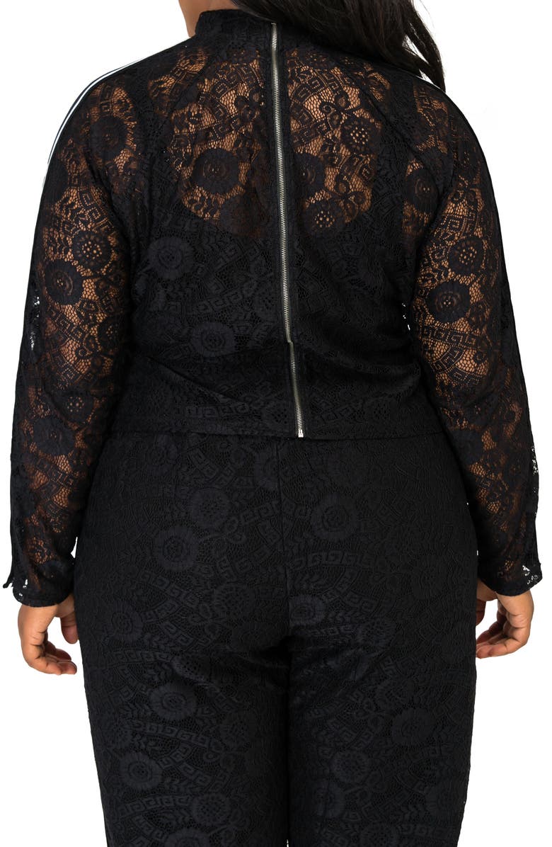 Poetic Justice Justice Crop Lace Top, Alternate, color, 