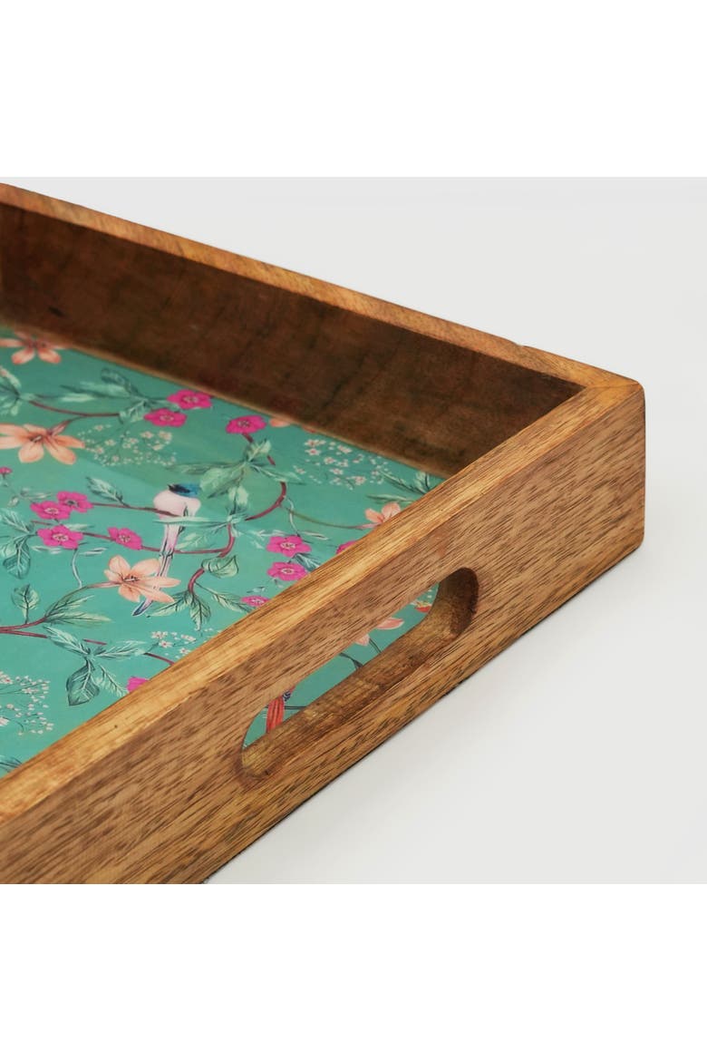 Aqua Flora Inlay Tray, Alternate, color, Aqua Flora
