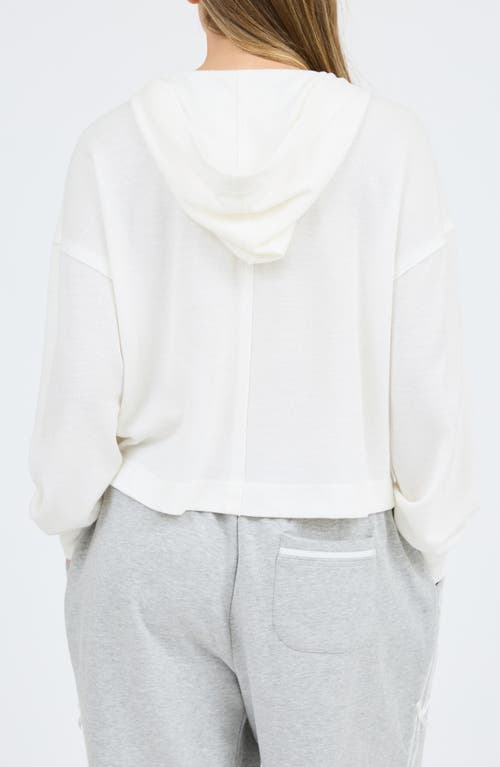 BLU PEPPER BLU PEPPER SOLID HOODED HENLEY 