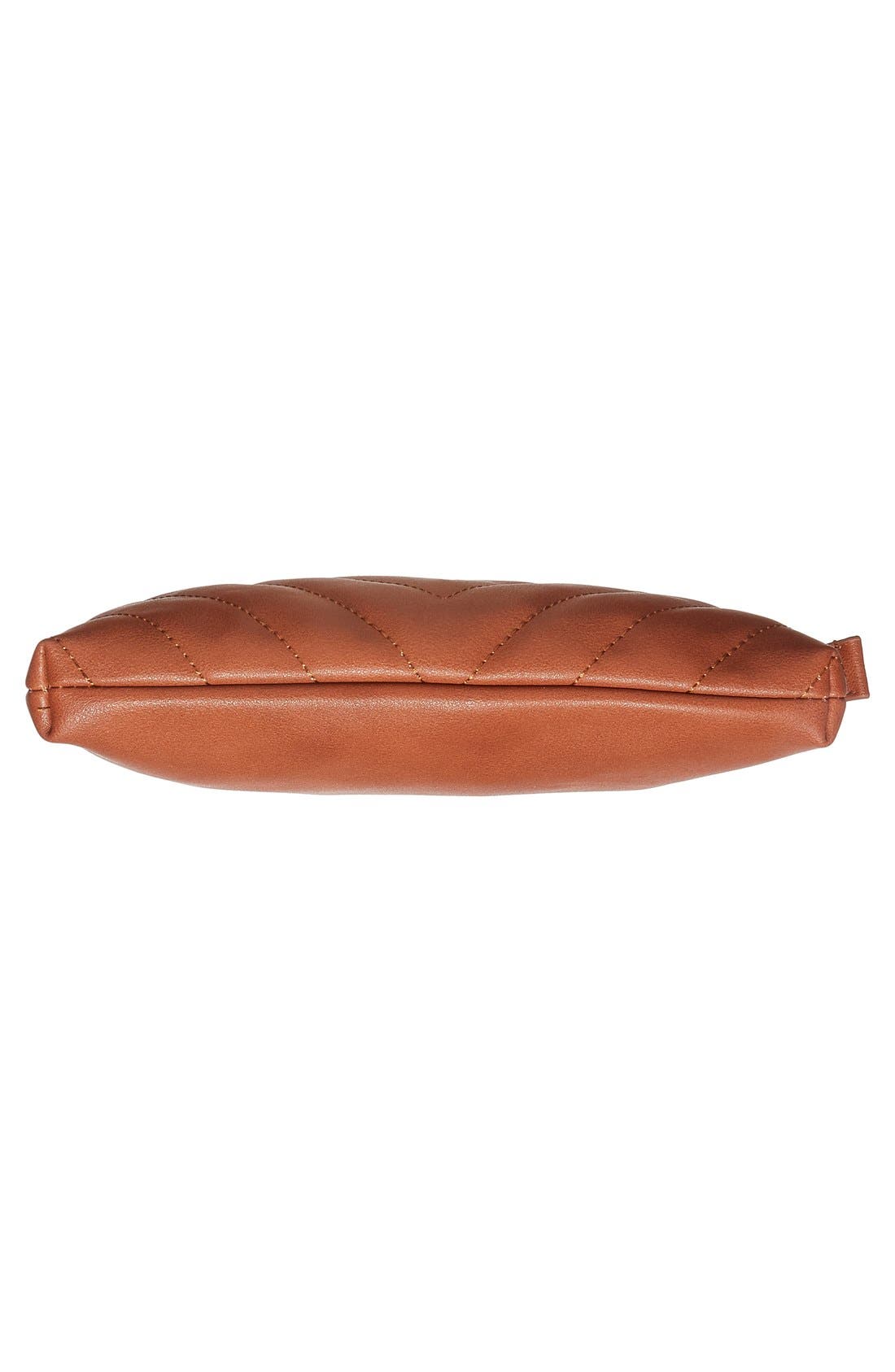 'Maddie' Crossbody Wristlet, Alternate, color, COGNAC