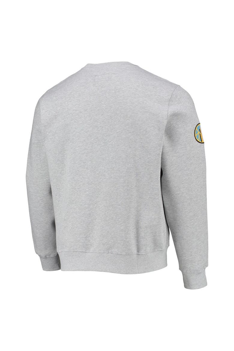 Men's Heathered Gray Chicago Sky Pullover Sweatshirt, Alternate, color, Heather Gray