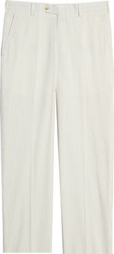 Berle Flat Front Seersucker Pants