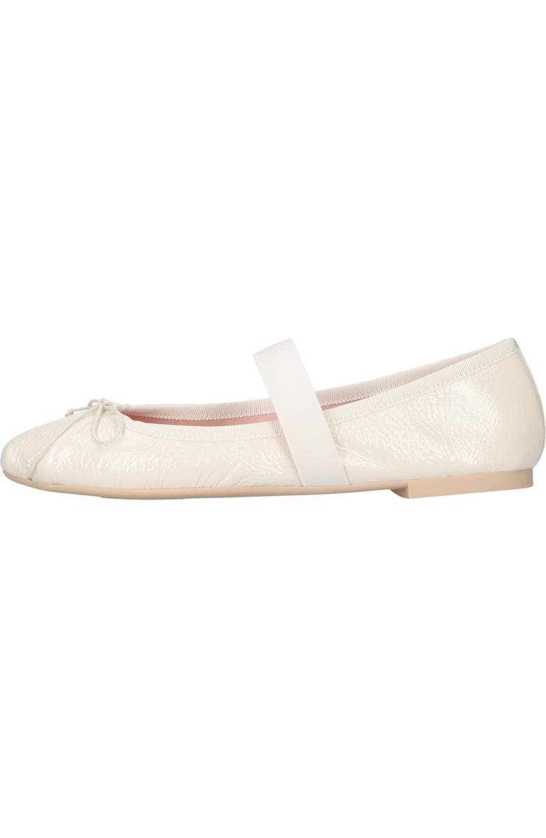 Pretty Ballerinas Round Toe Sacchetto Ballet Flat, Main, color, White