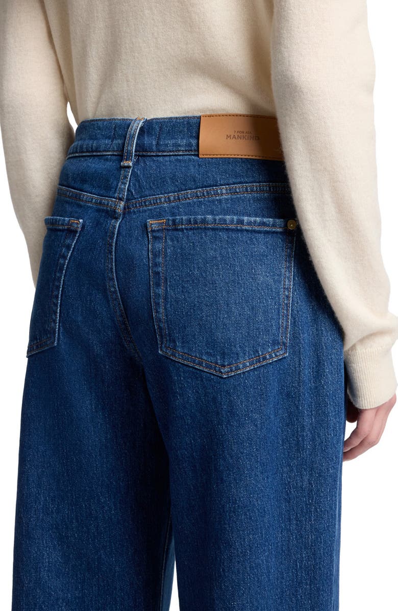 7 For All Mankind Lotta High Waist Wide Leg Jeans, Alternate, color, Artifact