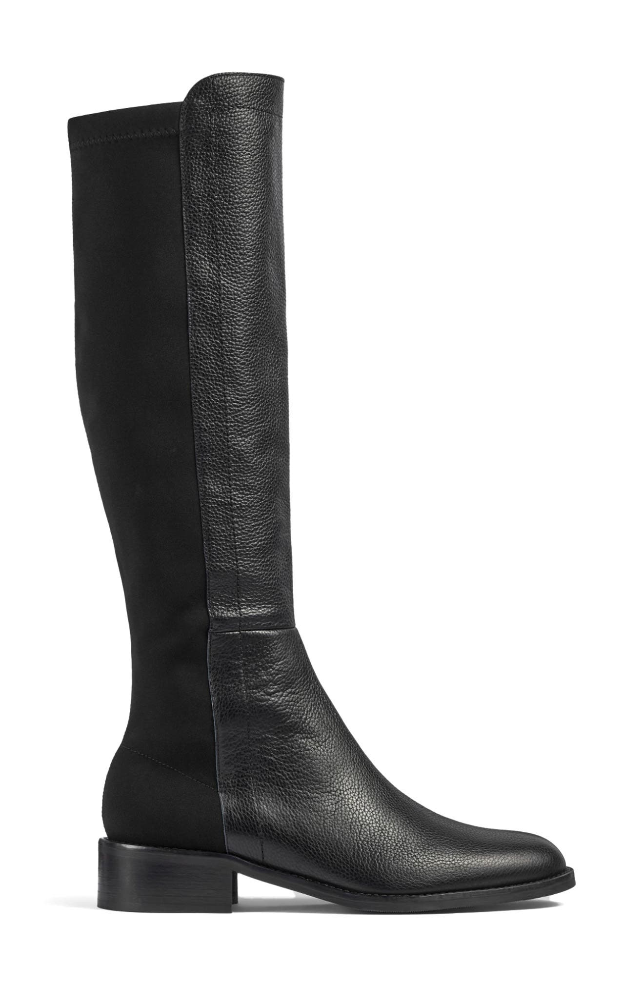 Tallis Tall Boot, Alternate, color, BLACK