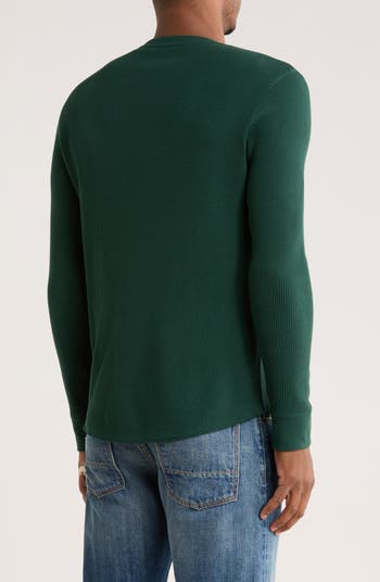 Crewneck Cotton Thermal Sweater