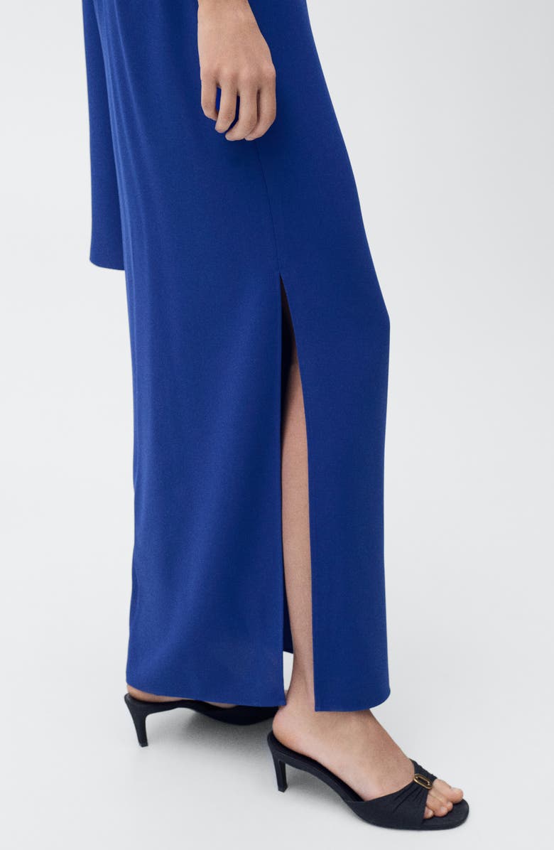 MANGO Long Flared Sleeve Column Dress, Alternate, color, 