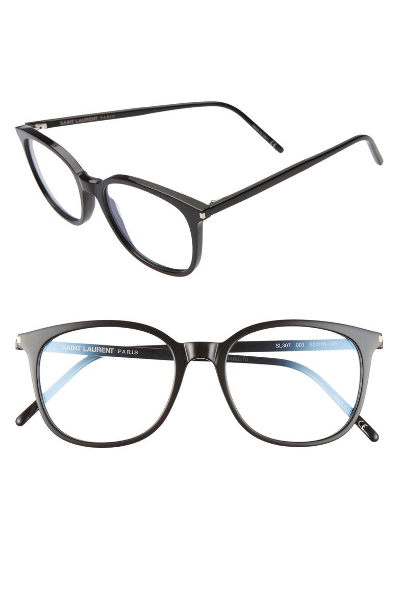 52mm Optical Glasses, Main, color, BLACK