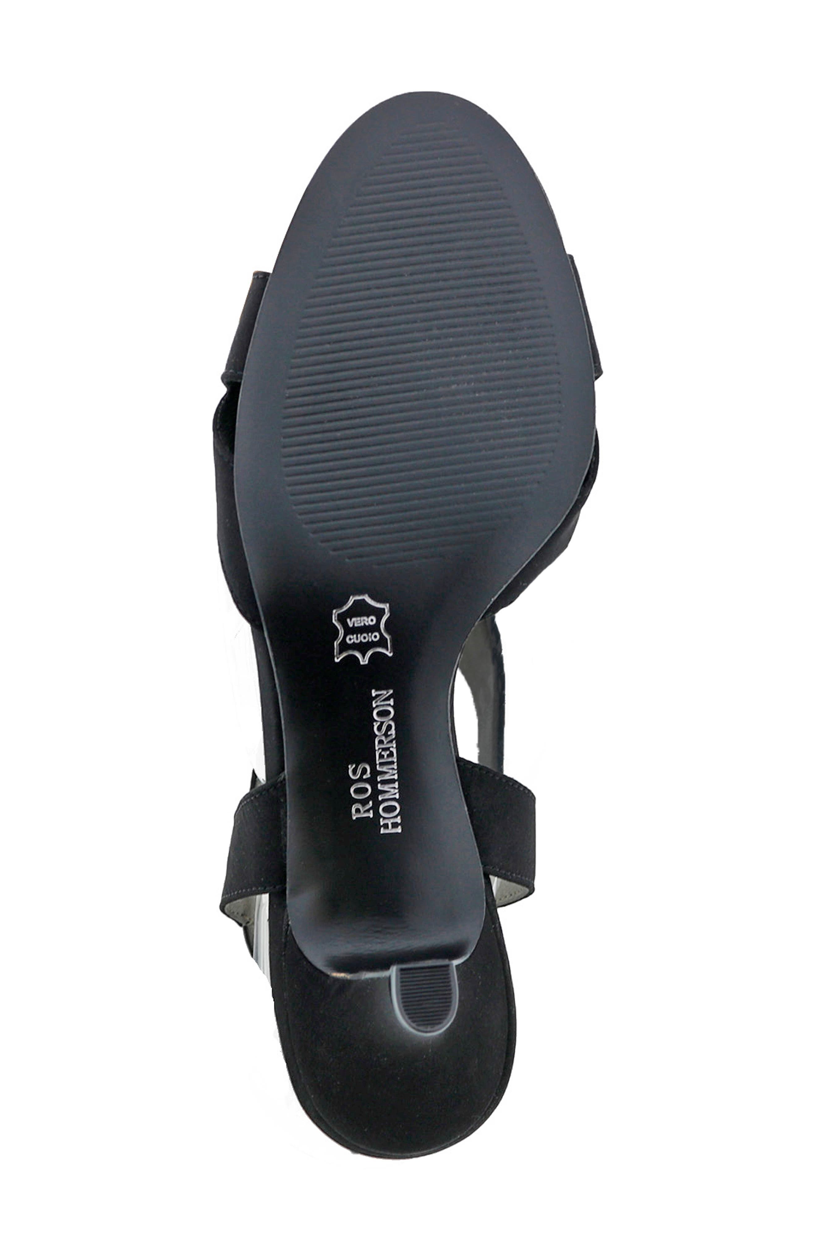 Ros Hommerson Lucky Slingback Kitten Heel Sandal, Alternate, color, Black Micro