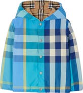 Burberry Reversible Check Nylon Hooded Jacket