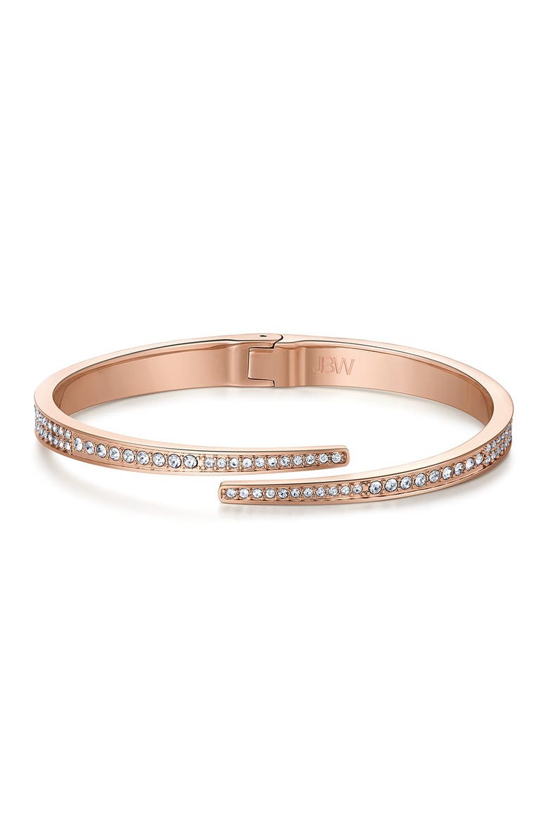 JBW Cristal 28 Diamond Bracelet Watch & Bracelet Set, 28mm, Alternate, color, Rose Gold