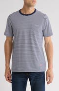Brooks Brothers Stripe Short Sleeve Pocket T-Shirt