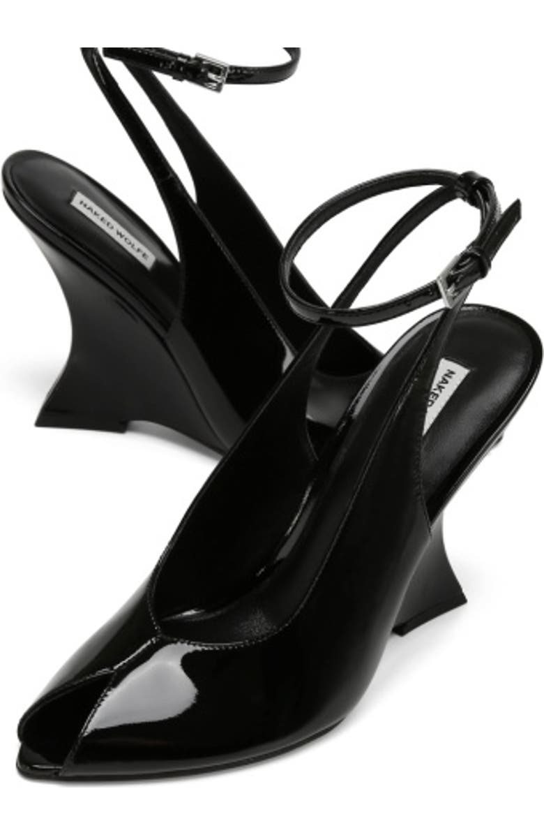 Naked Wolfe Ronnie Heels, Alternate, color, Black