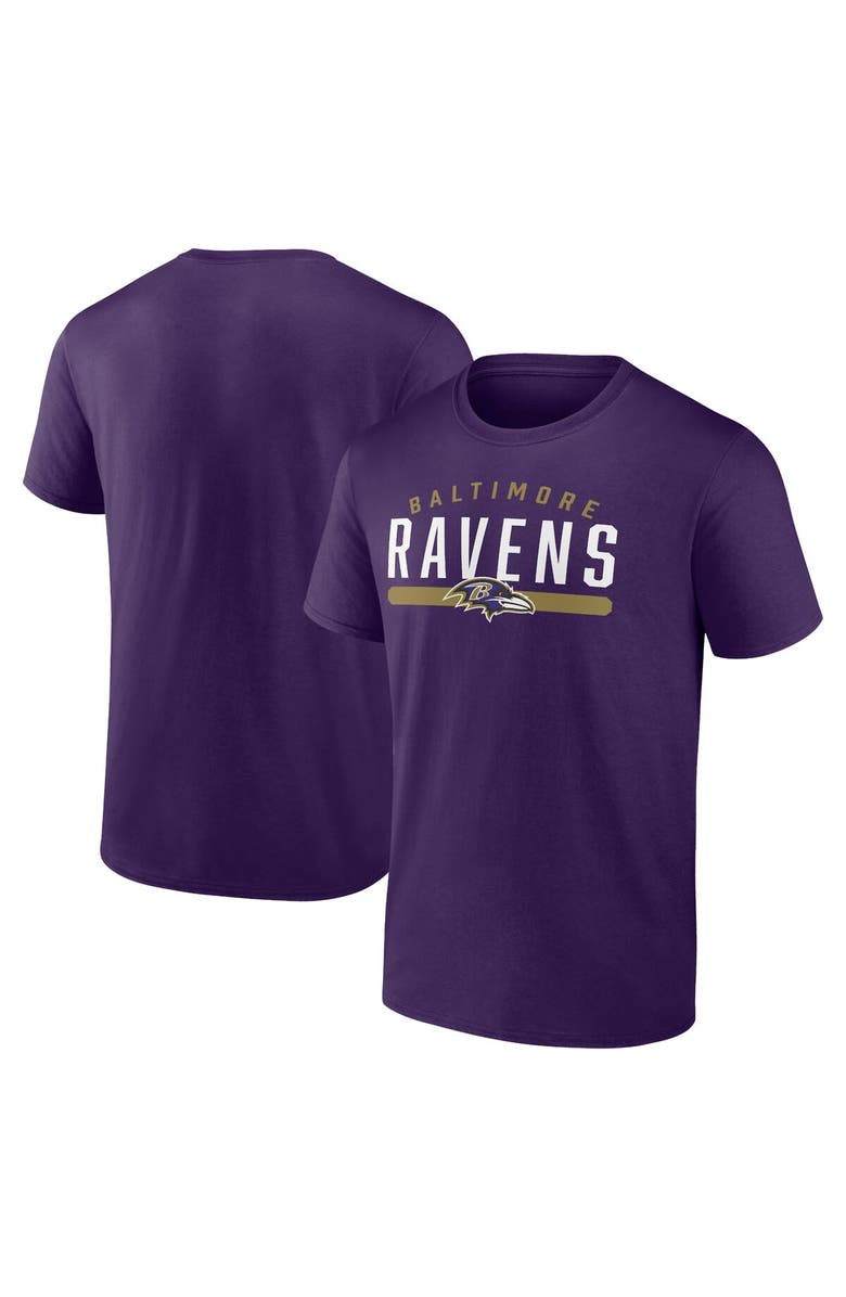 FANATICS Men's Fanatics Branded Purple Baltimore Ravens Big & Tall Arc and Pill T-Shirt, Main, color,