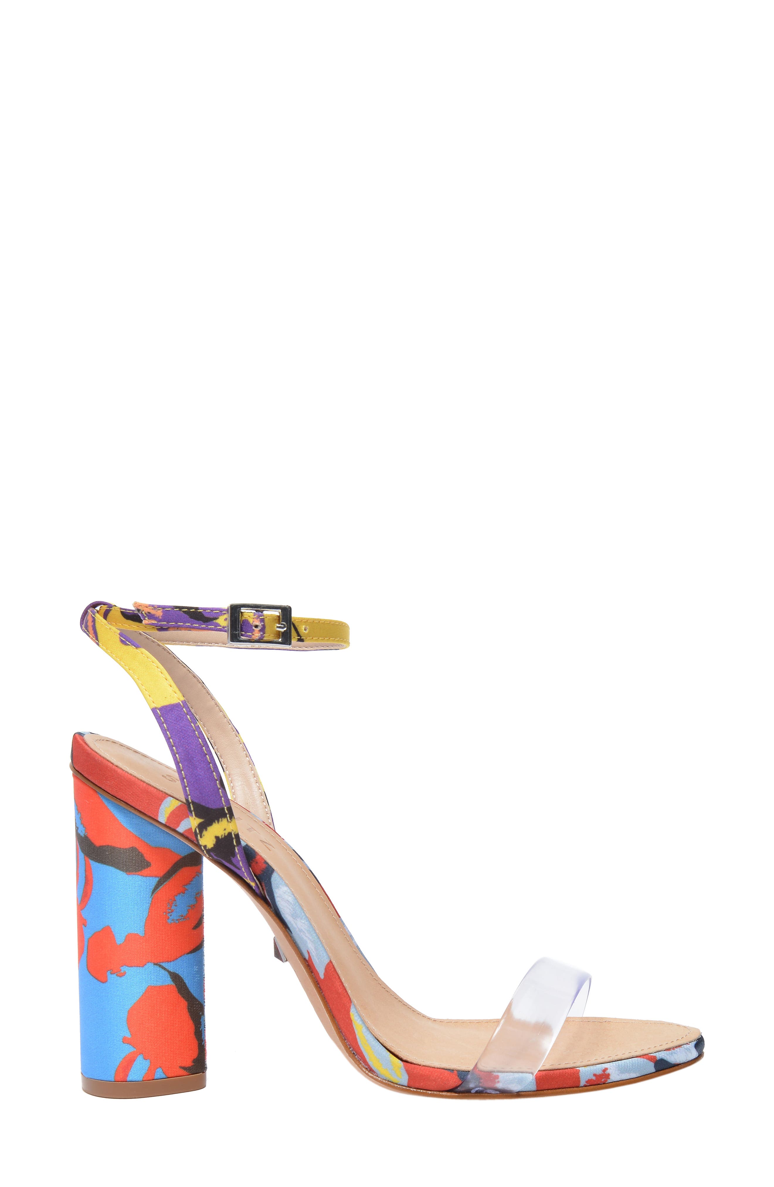 Schutz x Adriana Lima Vinyl Sandal, Alternate, color, 