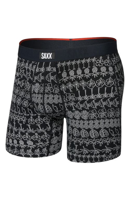 Saxx Vibe Xtra Soft Comfort Boxer Briefs In Blue