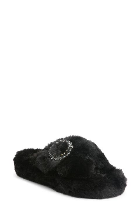 Haven Faux Fur Scuff Slipper
