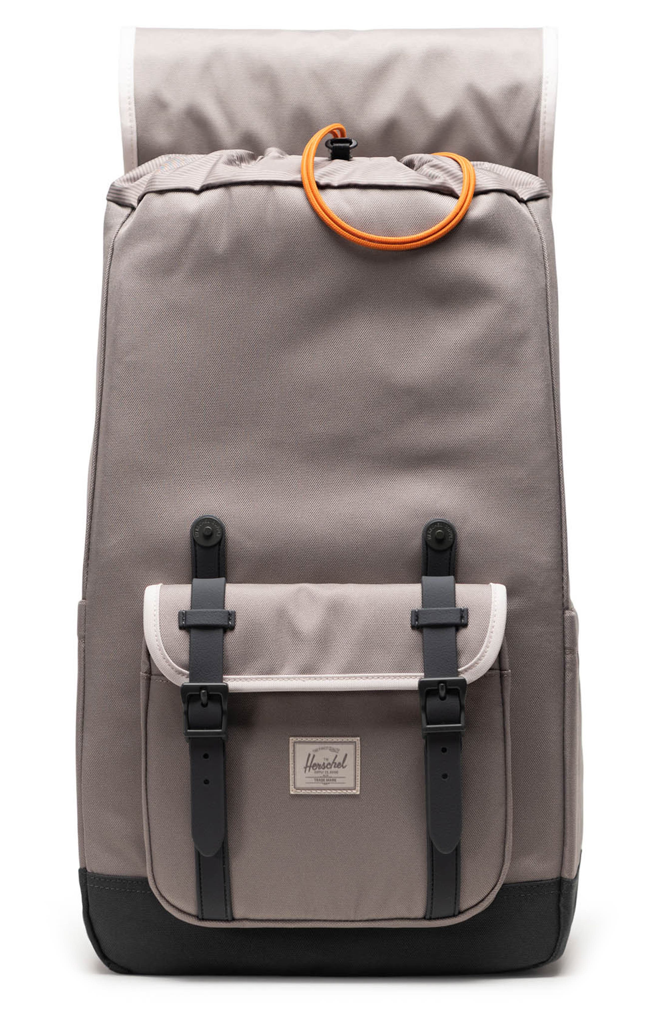 Little America Backpack, Alternate, color, MORNING DOVE/ DARK SHADOW
