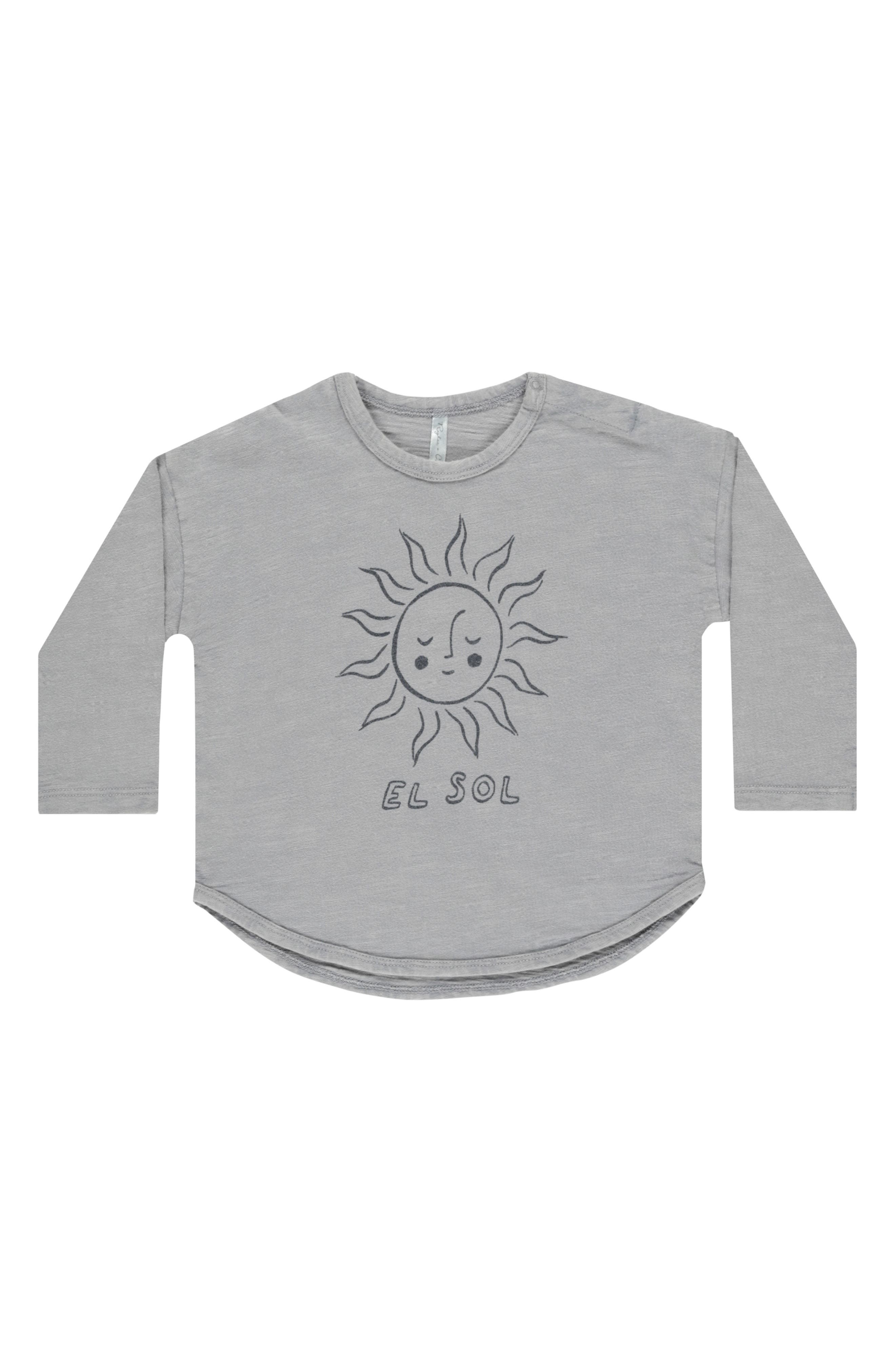 Rylee + Cru Long Sleeve Cotton Graphic T-Shirt