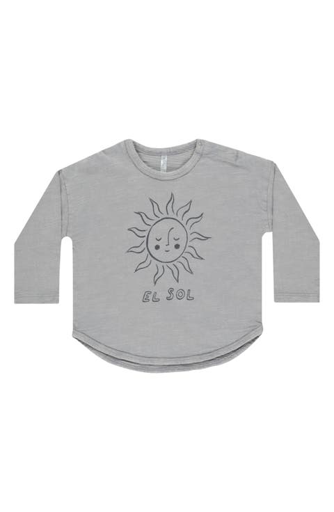 Long Sleeve Cotton Graphic T-Shirt (Baby)