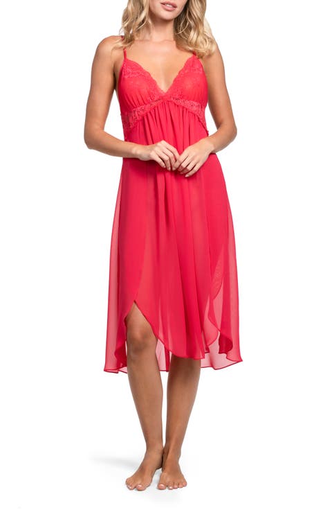 Lace Chiffon Nightgown
