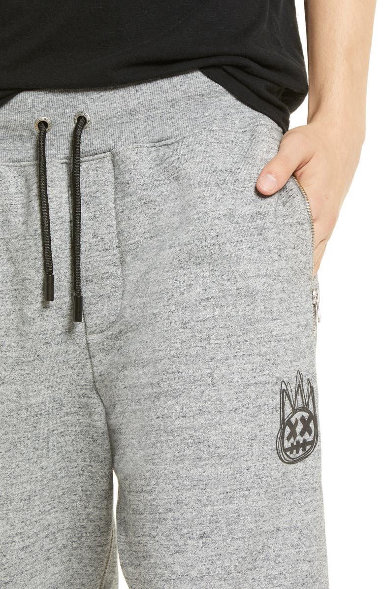 Cult of Individuality Zip Pocket Sweatpants, Alternate, color, Heather Grey