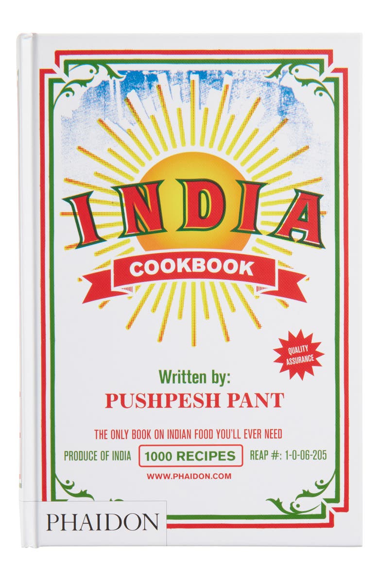 Phaidon Press 'India: The Cookbook' Cookbook, Main, color, White