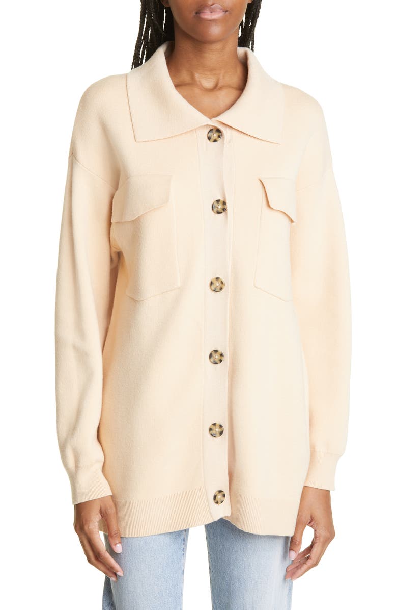 Monrow Sweater Jacket, Main, color,