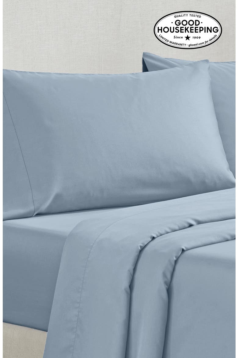 Grand Indulgence 1000 Thread Count 100% Cotton Sateen Sheet Set, Alternate, color, Blue