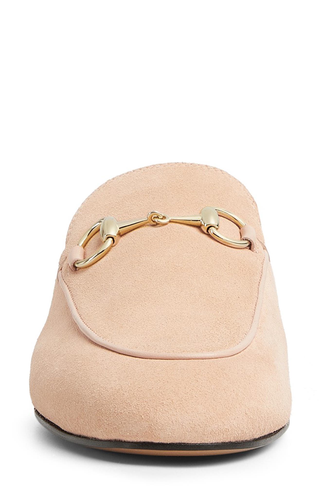 Gucci Princetown Horsebit Mule, Alternate, color, Rose Dust