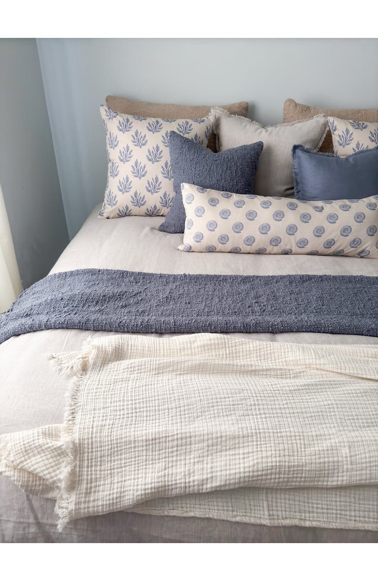 Anaya Crinkled Turkish Cotton Cuddle Throw, Alternate, color, Charcoal Grey