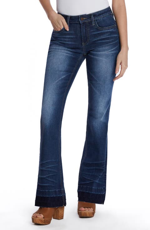 Release Hem Flare Jeans