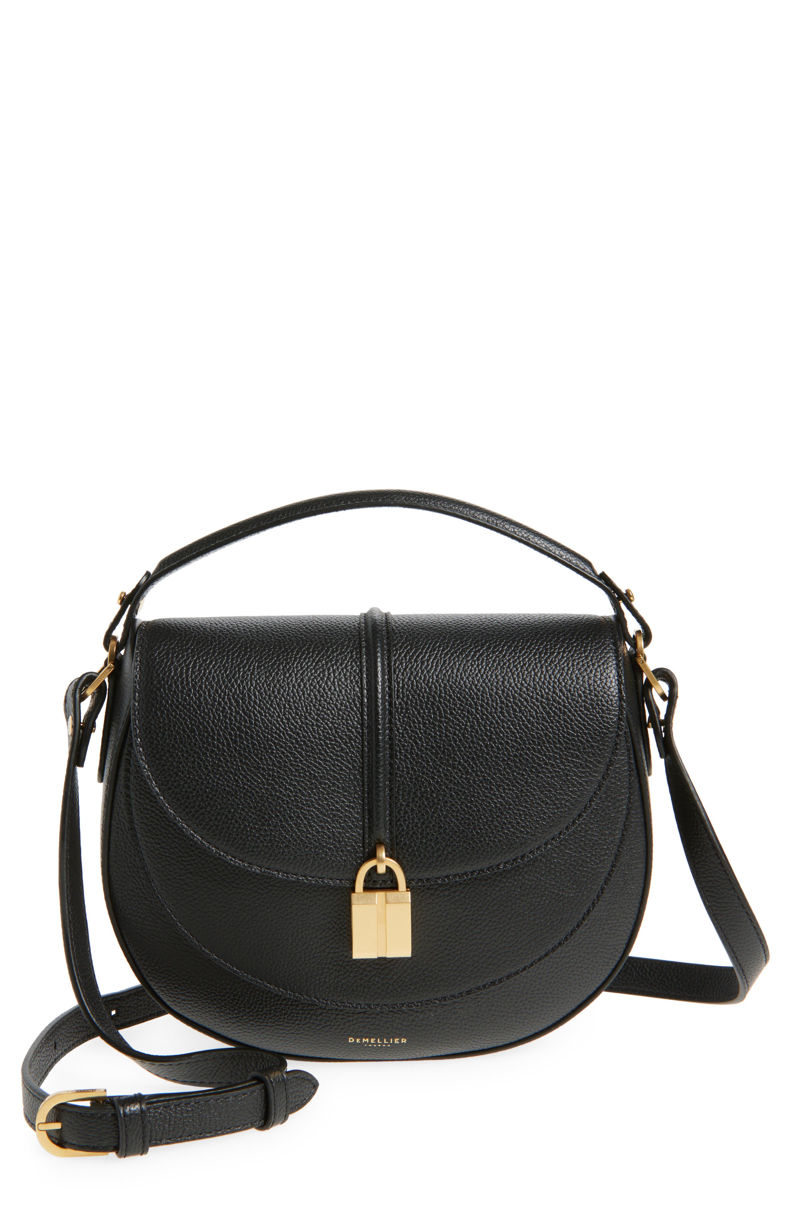 DeMellier Siena Leather Saddle Crossbody Bag, Main, color, 