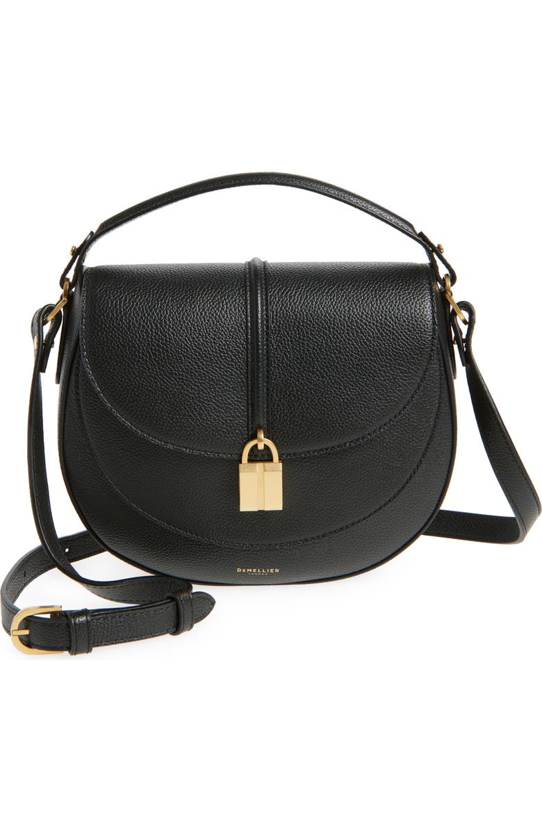 DeMellier Siena Leather Saddle Crossbody Bag, Main, color,