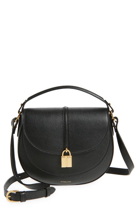 Siena Leather Saddle Crossbody Bag