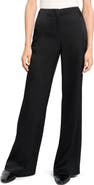 Theory Fluid Satin Wide Leg Pants